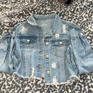Jean jacket new!!